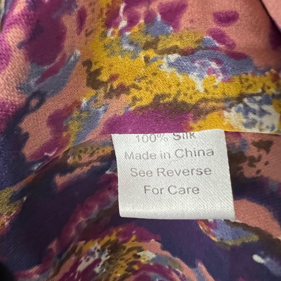 Parker Colorful Silk Top - Picture 8 of 10